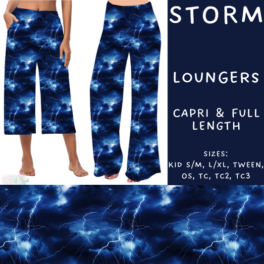 Batch #236 - Fun Run 6 - Closes 11/13 - ETA early Jan - Storm Capri and Full Length Loungers