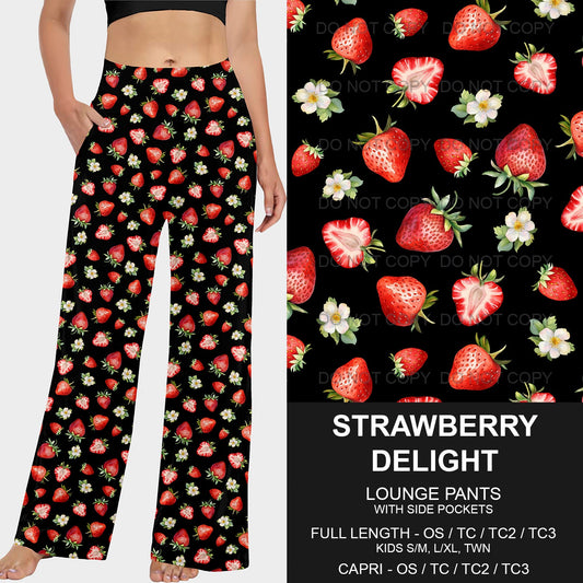 B219 - Preorder Strawberry Delight  Lounge Pants (Closes 3/23. ETA: early June)