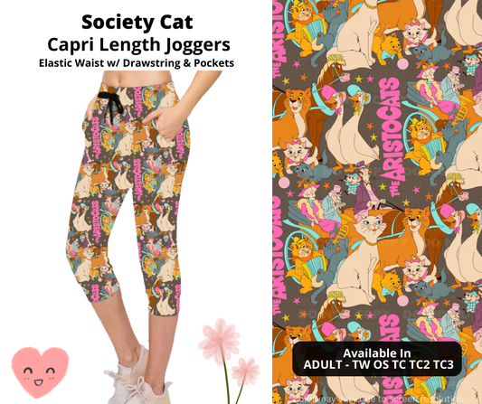 Preorder! Closes 3/3. ETA June. Society Cat Jogger Capri