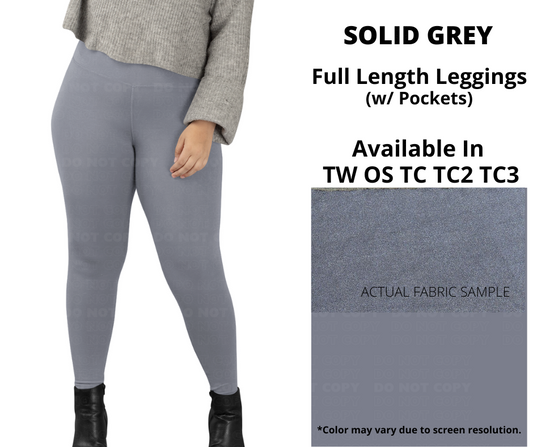 Solid Grey Full Length