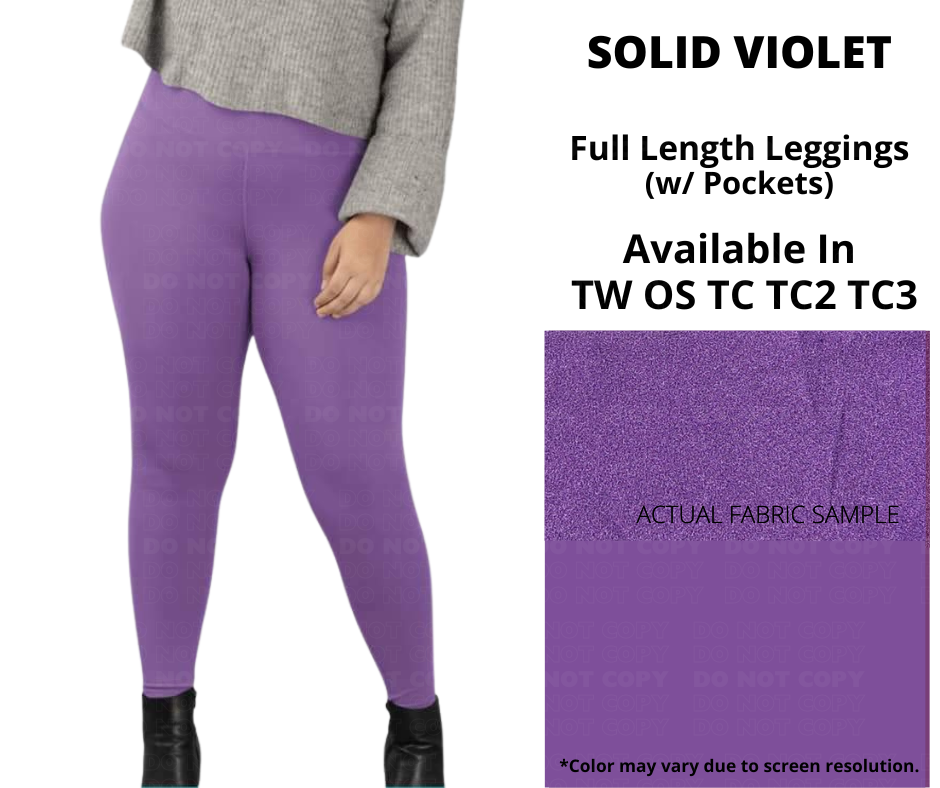 Solid Violet Full Length