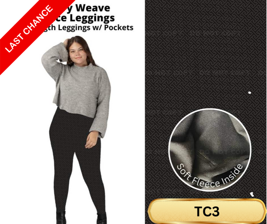 Luxury Weave Fleece Leggings