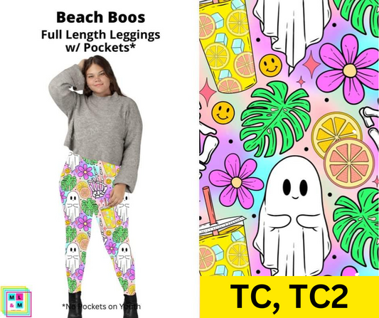 *Clearance* Price Drops in Cart! Beach Boos Full Length Leggings w/ Pockets