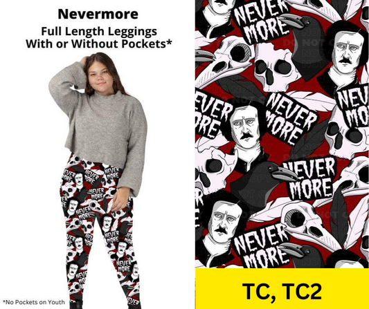 *Clearance* Price Drops in Cart! Nevermore Full Length Leggings w/ Pockets