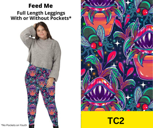 *Clearance* Price Drops in Cart! Feed Me Full Length Leggings w/ Pockets