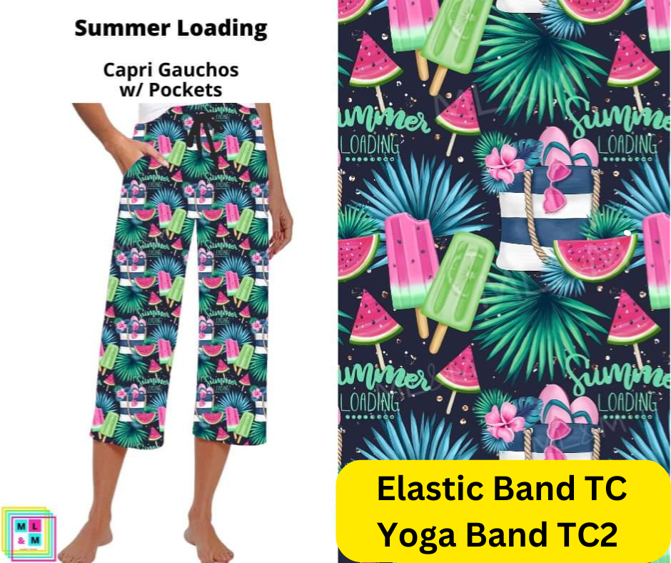 *Clearance* Price Drops in Cart! Summer Loading Capri Gauchos