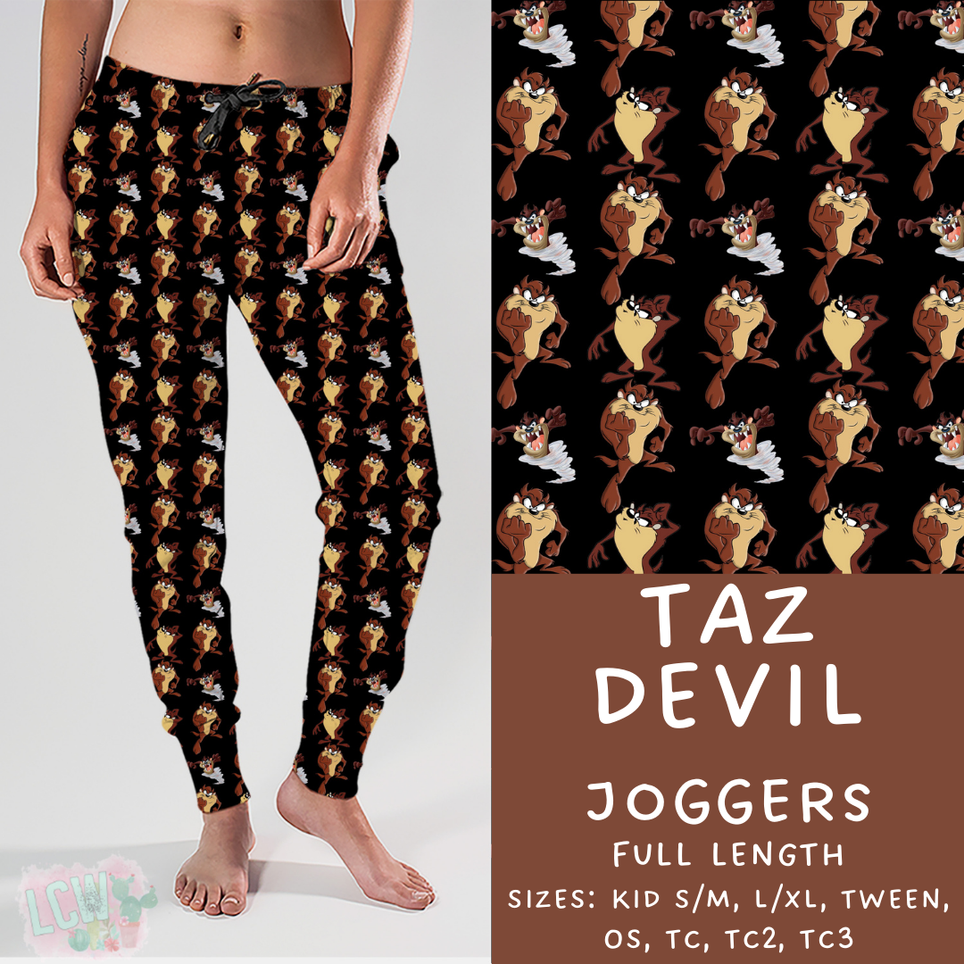 Batch #297 - Cool Characters 8 - Closes 3/3 - ETA late April - Taz Devil Joggers