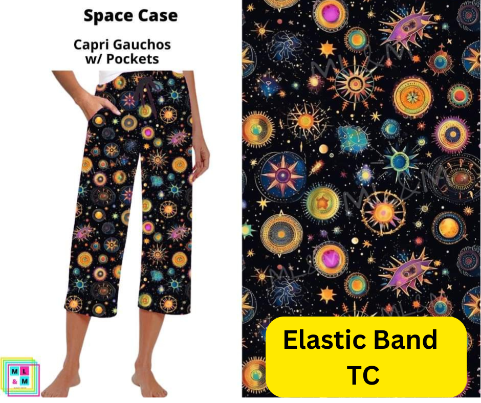 *Clearance* Price Drops in Cart! Space Case Capri Gauchos