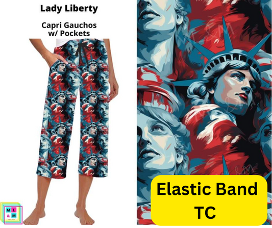 *Clearance* Price Drops in Cart! Lady Liberty Capri Gauchos