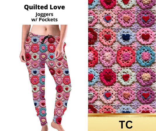 Quilted Love Joggers