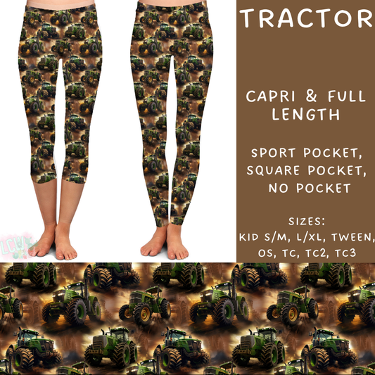 Batch #236 - Fun Run 6 - Closes 11/13 - ETA early Jan - Tractor Full and Capri Length Leggings