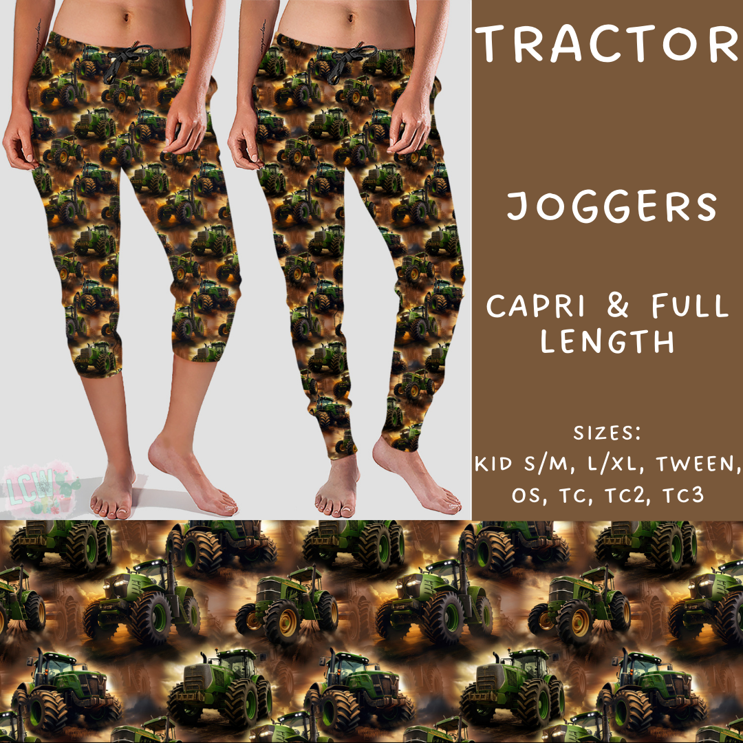 Batch #236 - Fun Run 6 - Closes 11/13 - ETA early Jan - Tractor Full and Capri Length Joggers