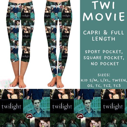 Batch #235 - September Request Run - Closes 11/11 - ETA late Dec - Twi Movie Full and Capri Length Leggings