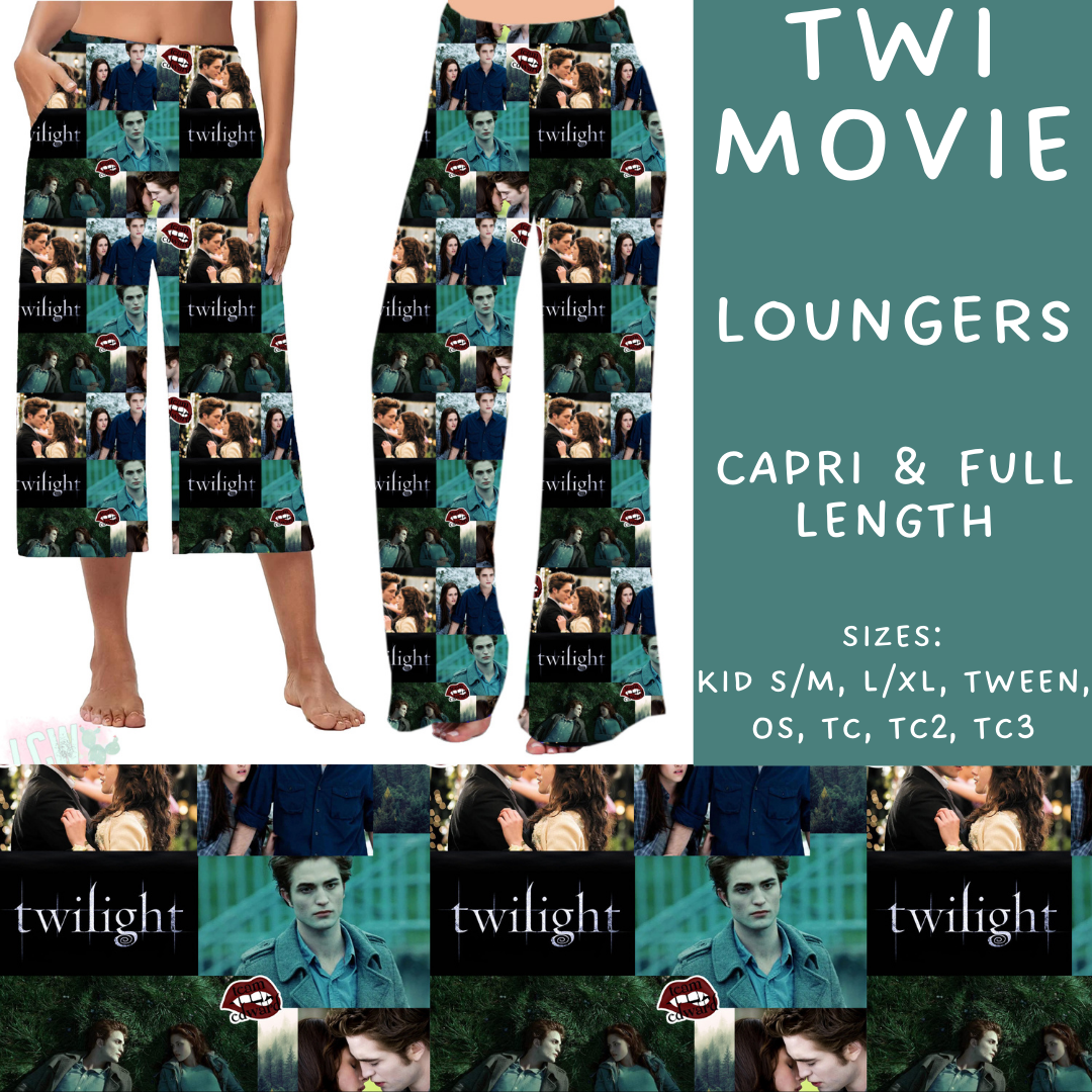 Batch #235 - September Request Run - Closes 11/11 - ETA late Dec - Twi Movie Capri and Full Length Loungers