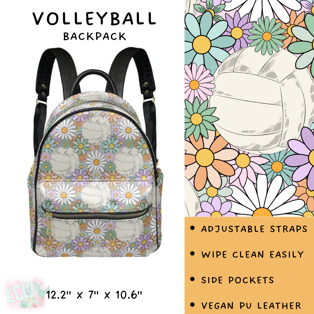 Batch #309 - Card Holders & Mini Backpacks - Closing 3/24 - ETA late May - Volleyball Mini Backpack