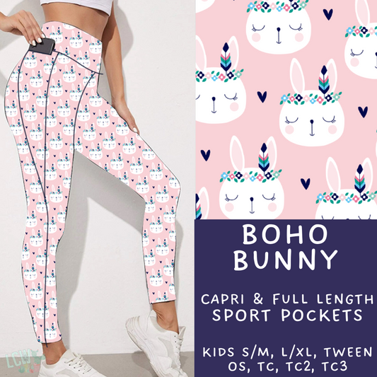 Batch #279 - Hop to it Collection Presale - Closes 1/30, ETA Early April - Boho Bunny Leggings