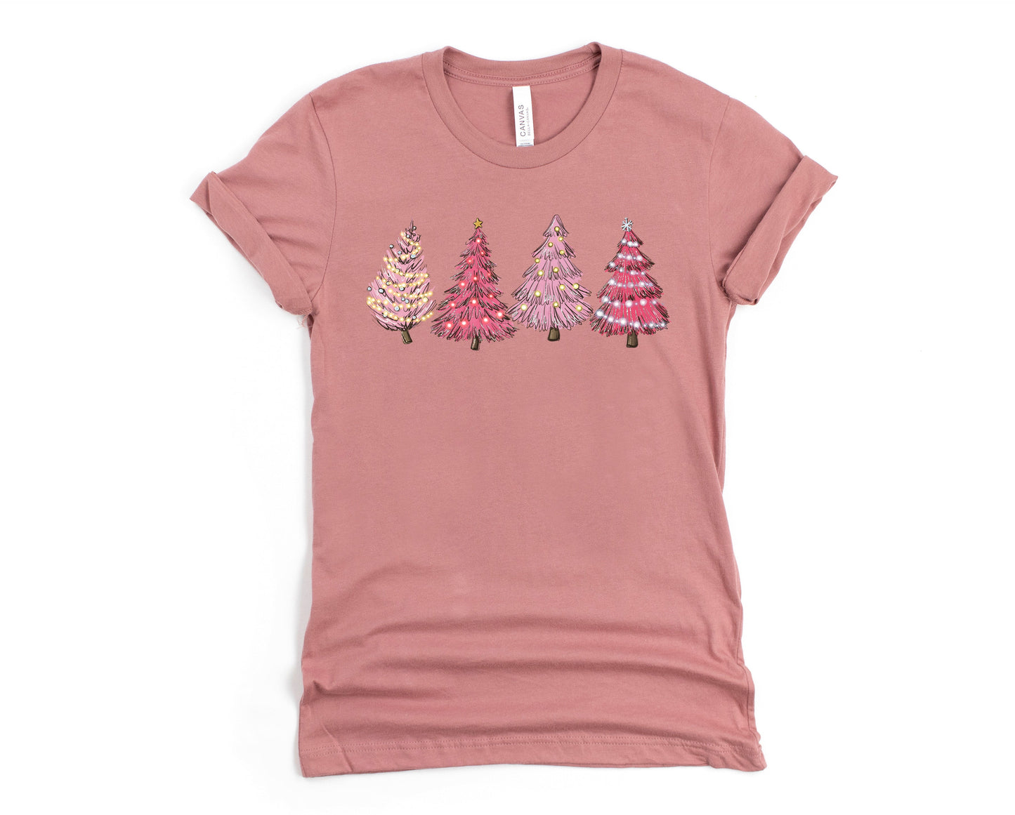 Pink Christmas Trees - Alonna's Legging Land