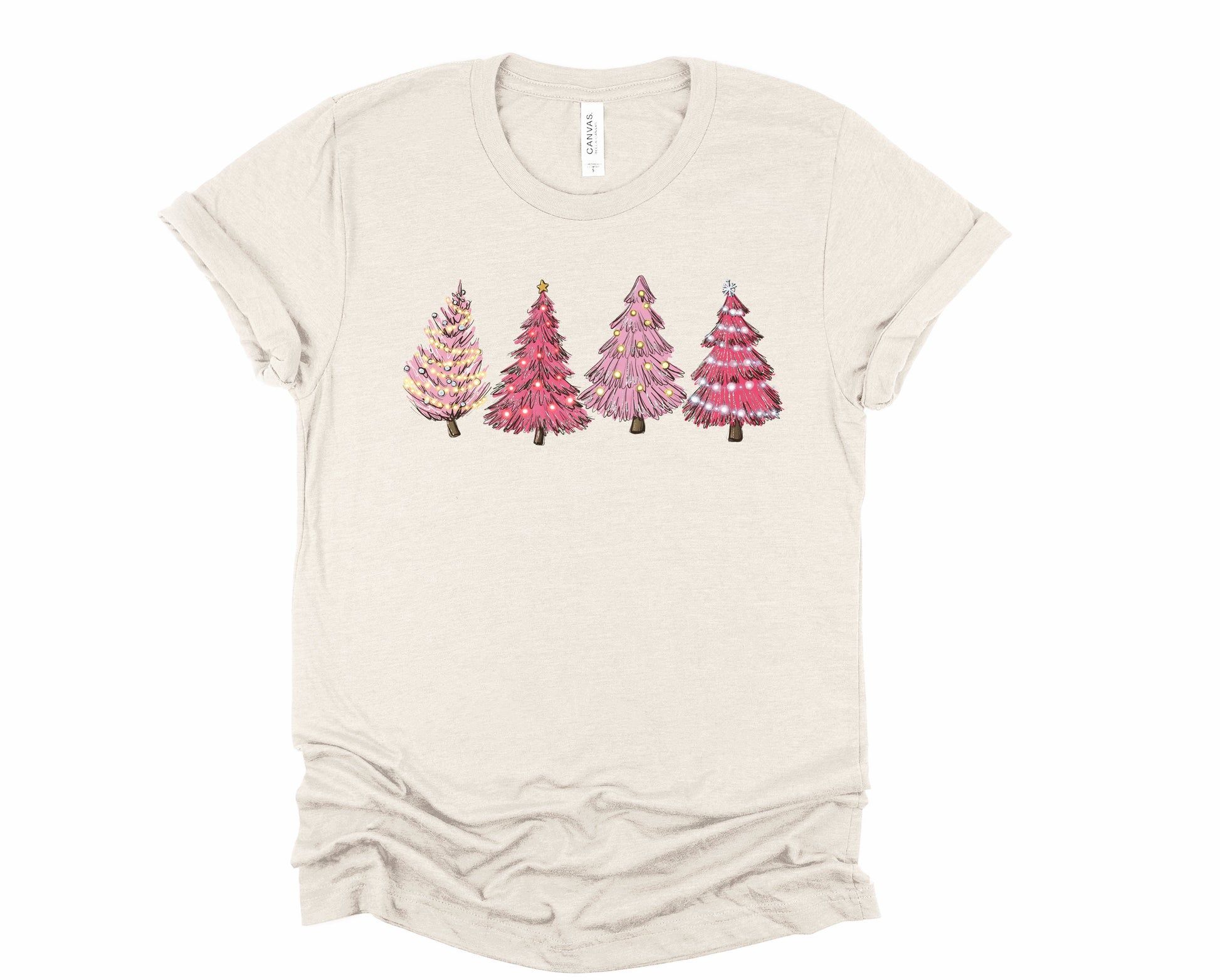 Pink Christmas Trees - Alonna's Legging Land