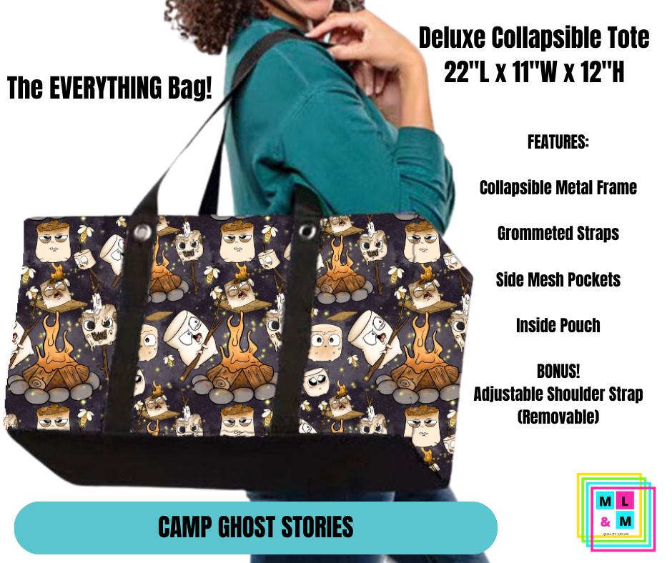 Camp Ghost Stories Collapsible Tote