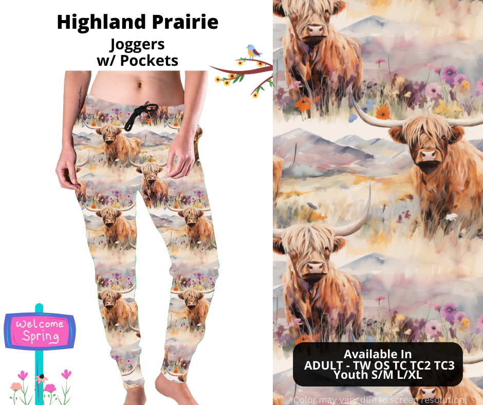 Preorder! Closes 1/27. ETA April. Highland Prairie Joggers