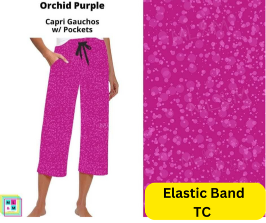 *Clearance* Price Drops in Cart! Orchid Purple Capri Gauchos