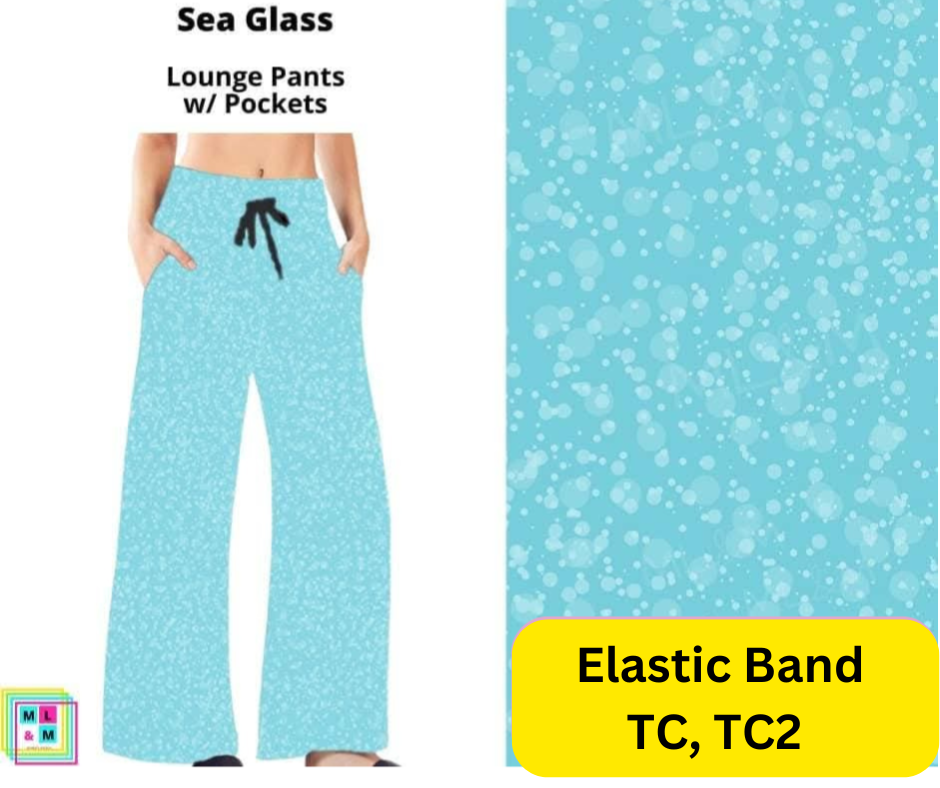 *Clearance* Price Drops in Cart! Sea Glass Full Length Lounge Pants