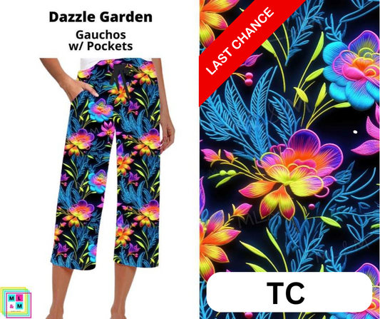 Dazzle Garden Capri Gauchos