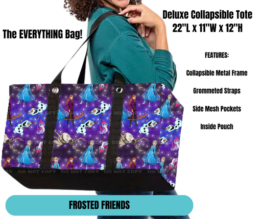 Frosted Friends Collapsible Tote