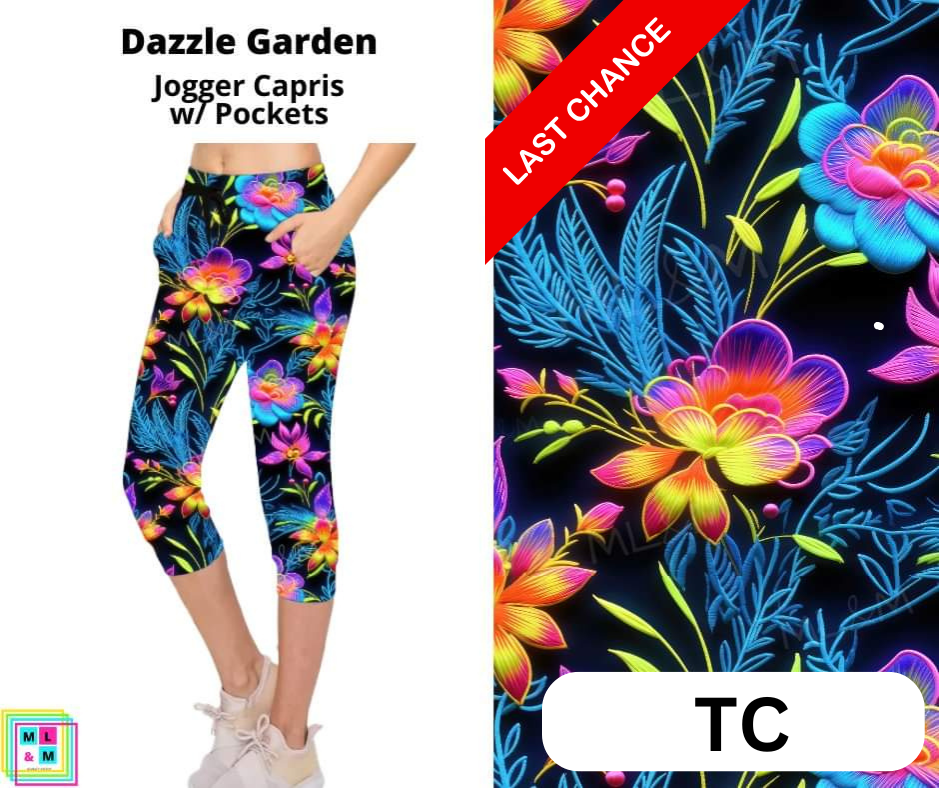 Dazzle Garden Jogger Capri